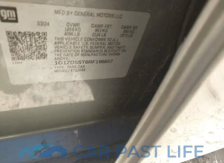 1G1ZD5ST6RF196657# 9