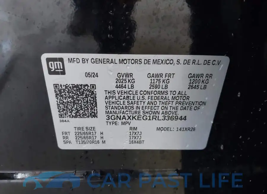 3GNAXKEG1RL336944# 9