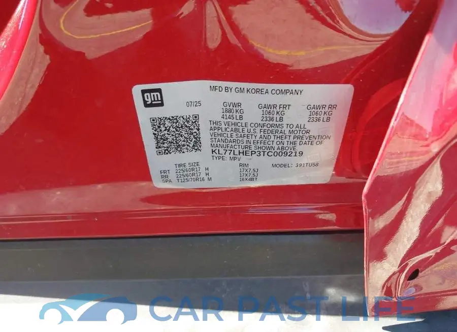 KL77LHEP3TC009219# 9