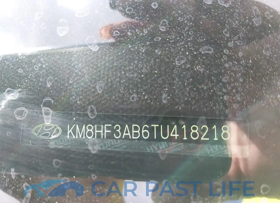 KM8HF3AB6TU418218# 9