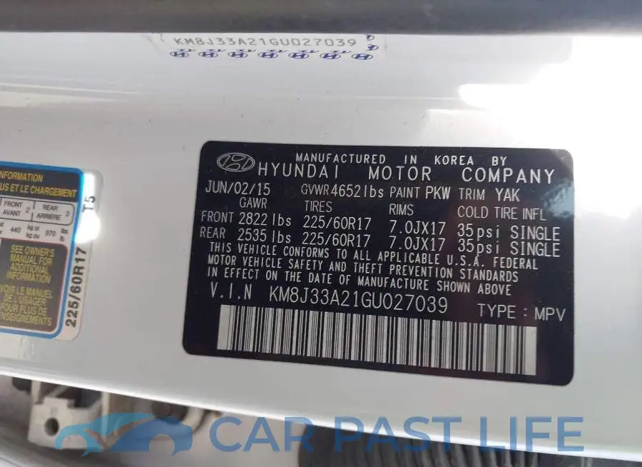 KM8J33A21GU027039# 9