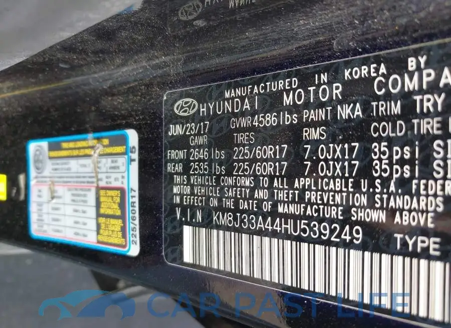 KM8J33A44HU539249# 9