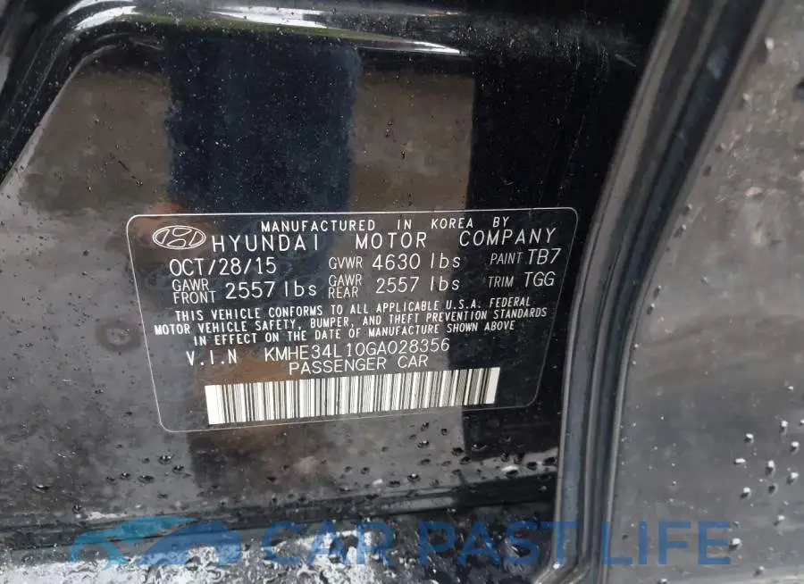 KMHE34L10GA028356# 9