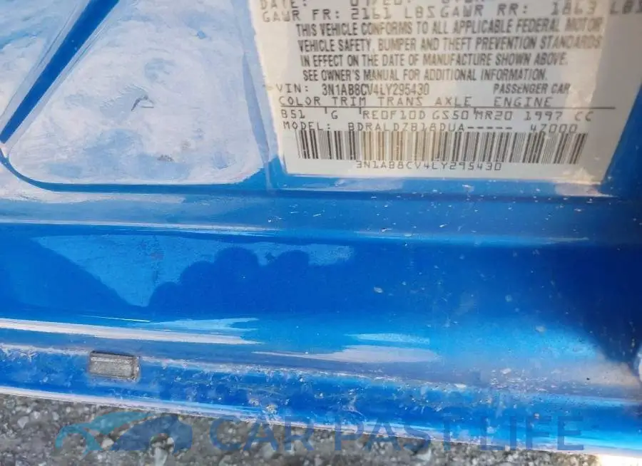 3N1AB8CV4LY295430# 9