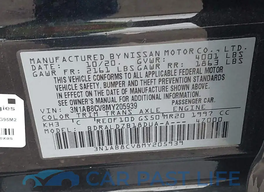 3N1AB8CV8MY205939# 9