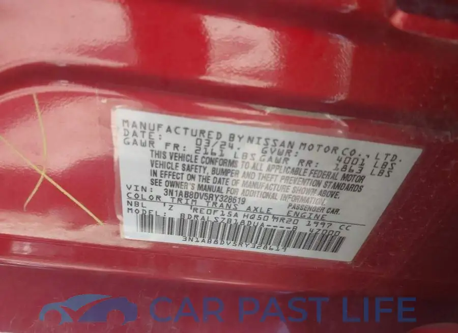 3N1AB8DV5RY328619# 9