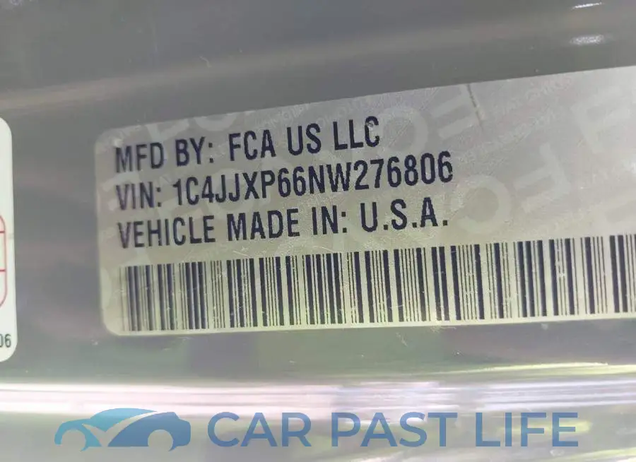 1C4JJXP66NW276806# 9