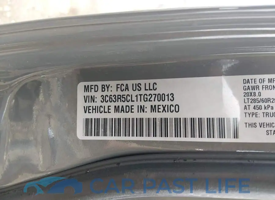 3C63R5CL1TG270013# 8