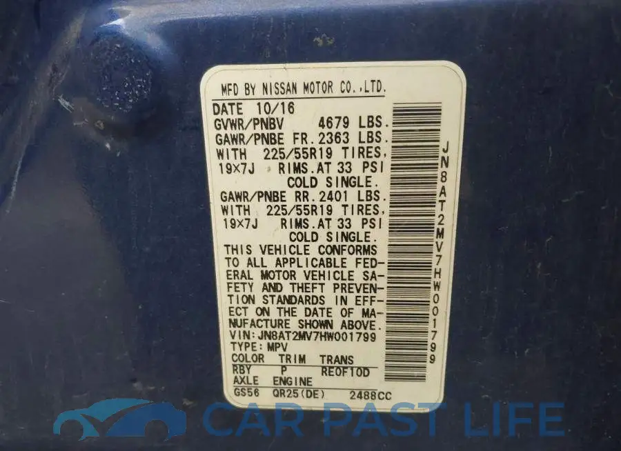 JN8AT2MV7HW001799# 9