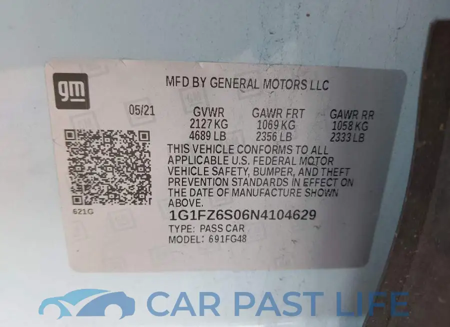 1G1FZ6S06N4104629# 9