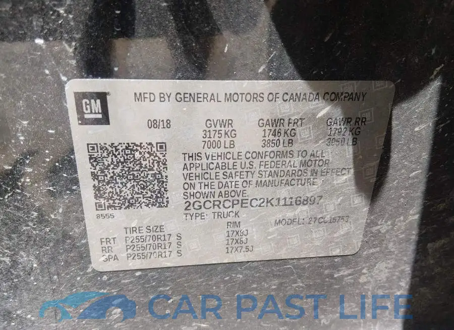 2GCRCPEC2K1116897# 9