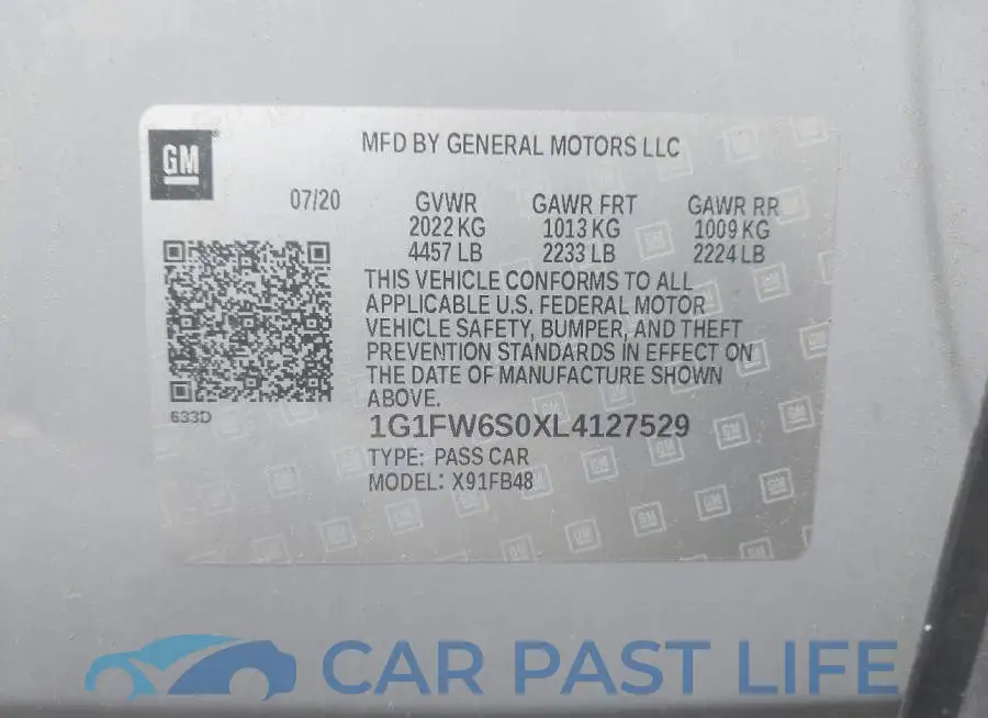 1G1FW6S0XL4127529# 9