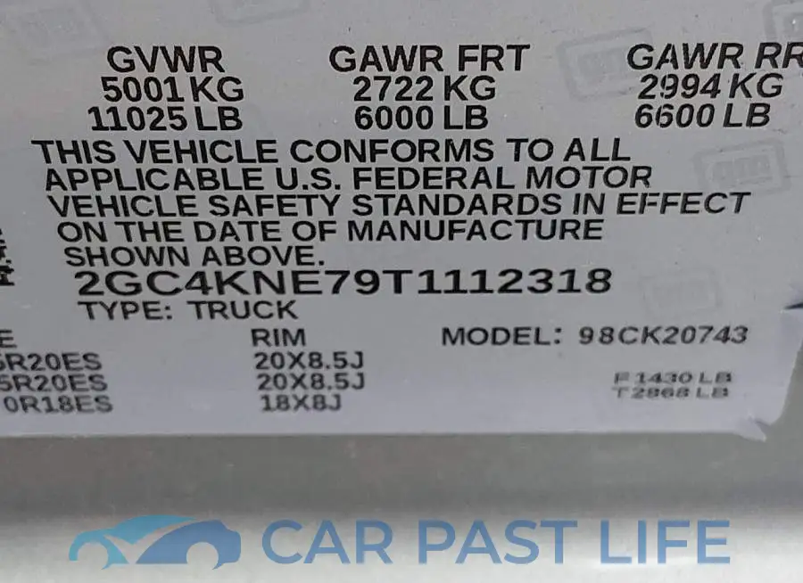 2GC4KNE79T1112318# 8