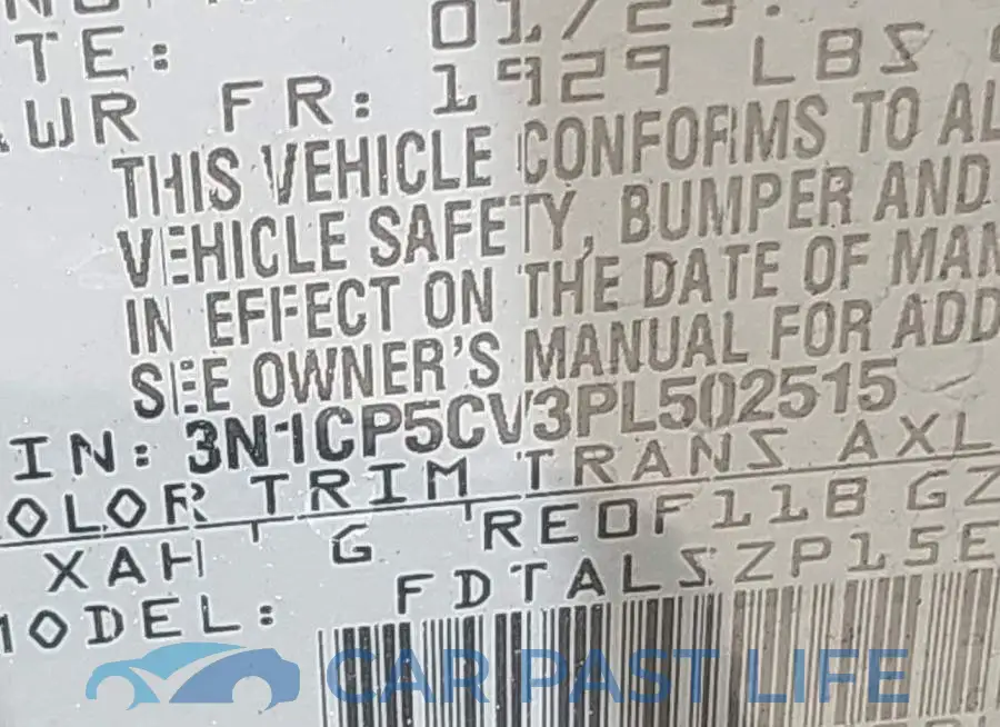 3N1CP5CV3PL502515# 9