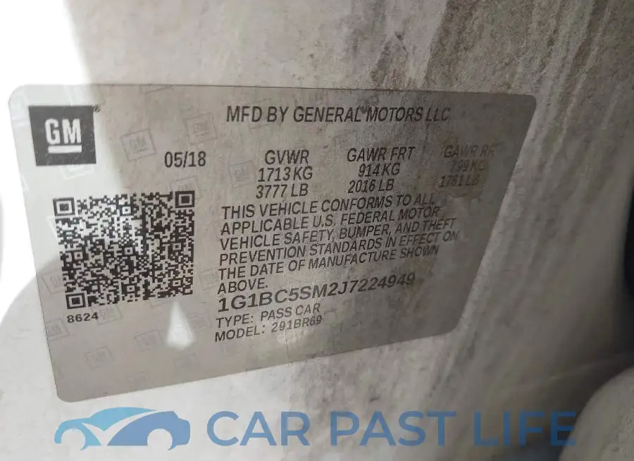 1G1BC5SM2J7224949# 9