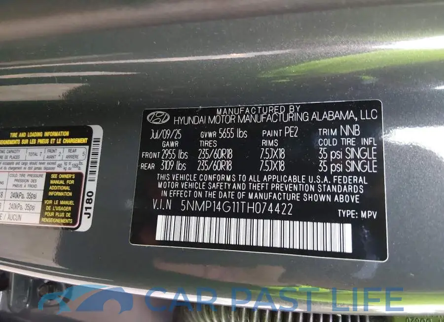 5NMP14G11TH074422# 9