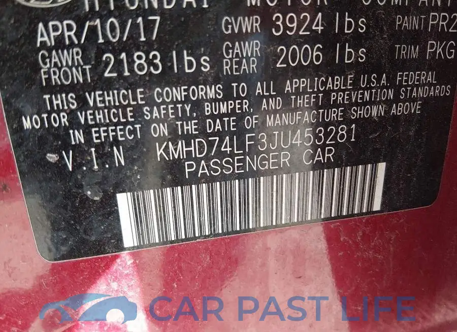 KMHD74LF3JU453281# 9