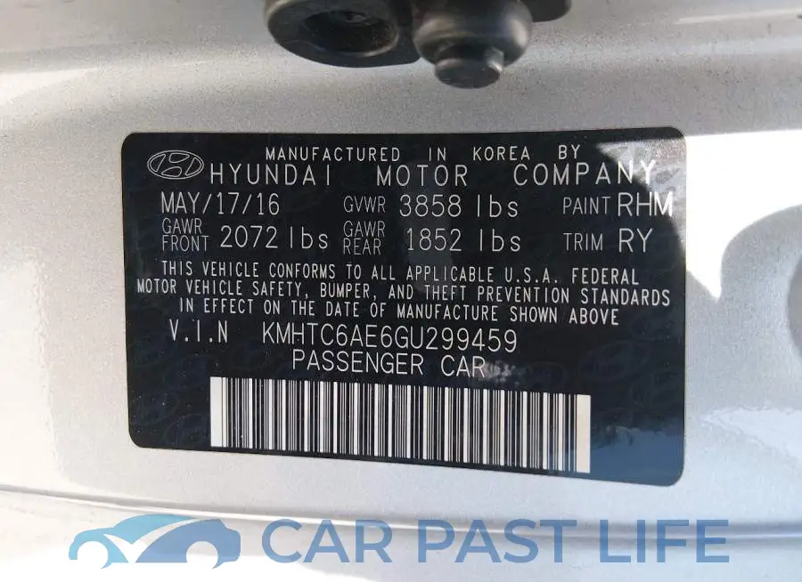 KMHTC6AE6GU299459# 9