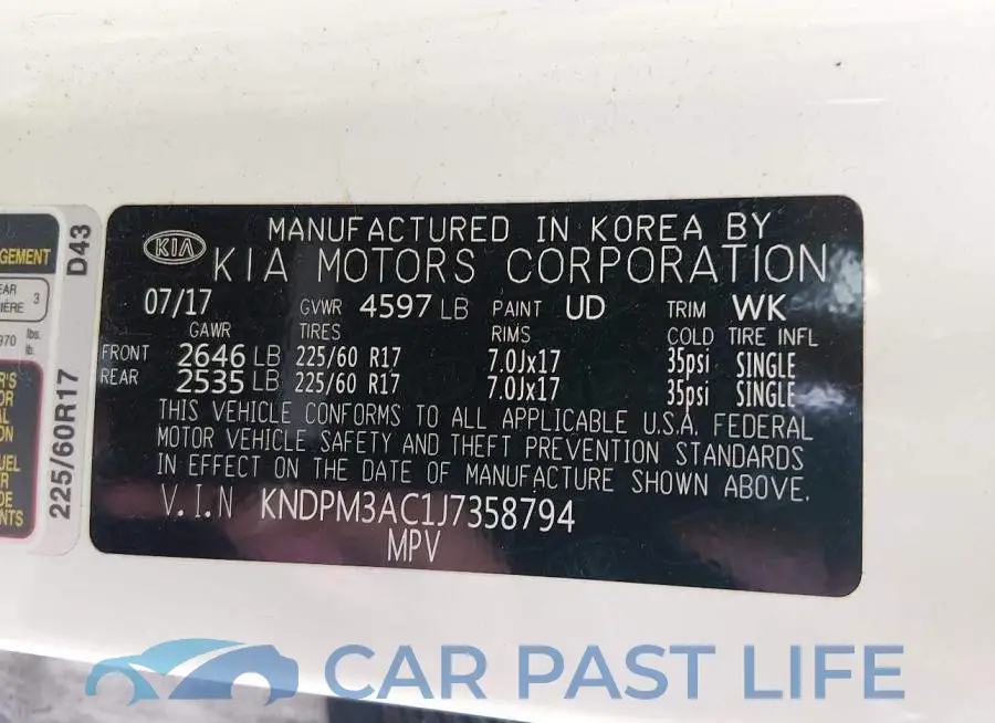 KNDPM3AC1J7358794# 9