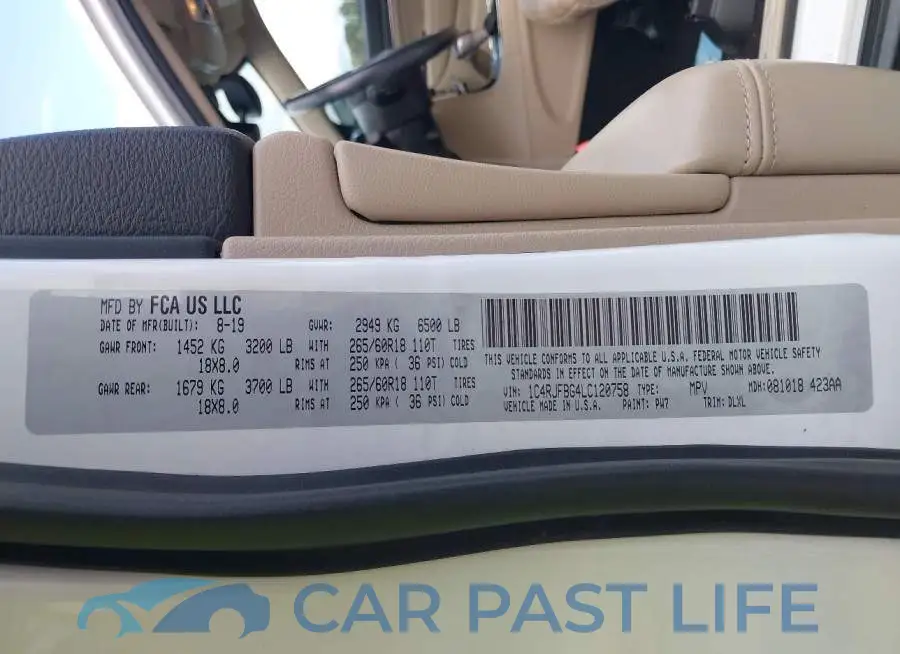 1C4RJFBG4LC120758# 9