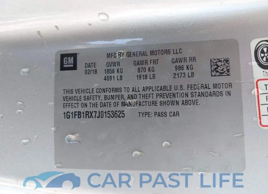 1G1FB1RX7J0153625# 9