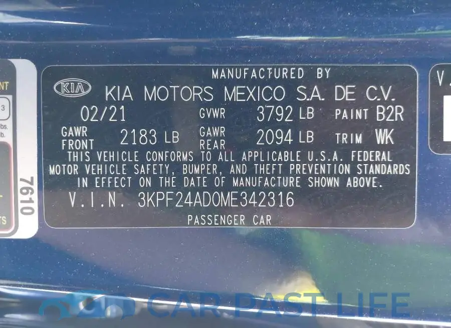 3KPF24AD0ME342316# 9