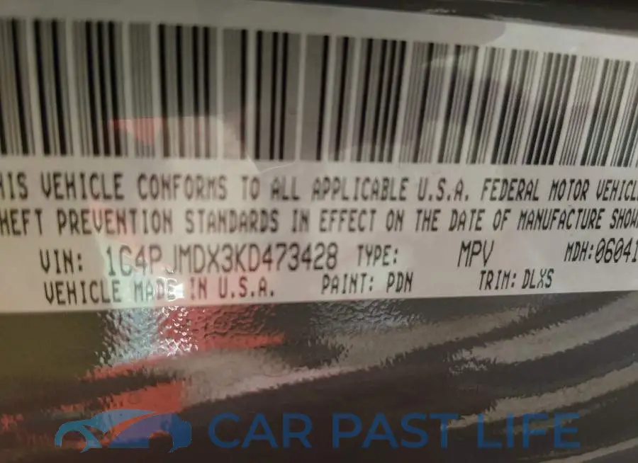 1C4PJMDX3KD473428# 9
