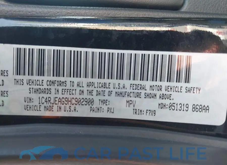 1C4RJEAG9HC902900# 9