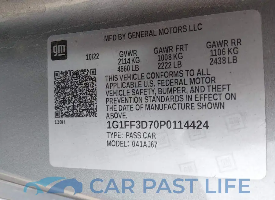 1G1FF3D70P0114424# 9