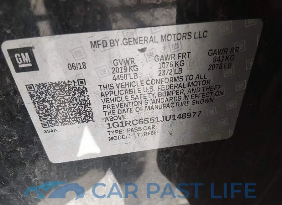 1G1RC6S51JU148977# 9
