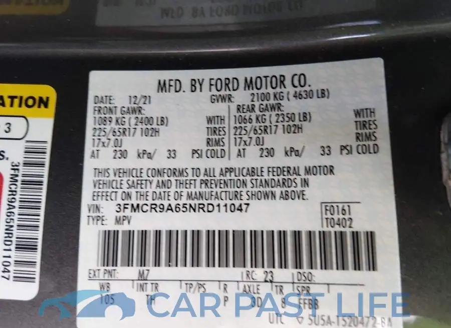 3FMCR9A65NRD11047# 9