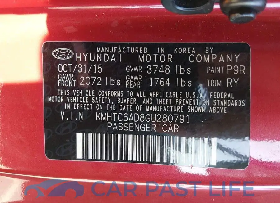 KMHTC6AD8GU280791# 9