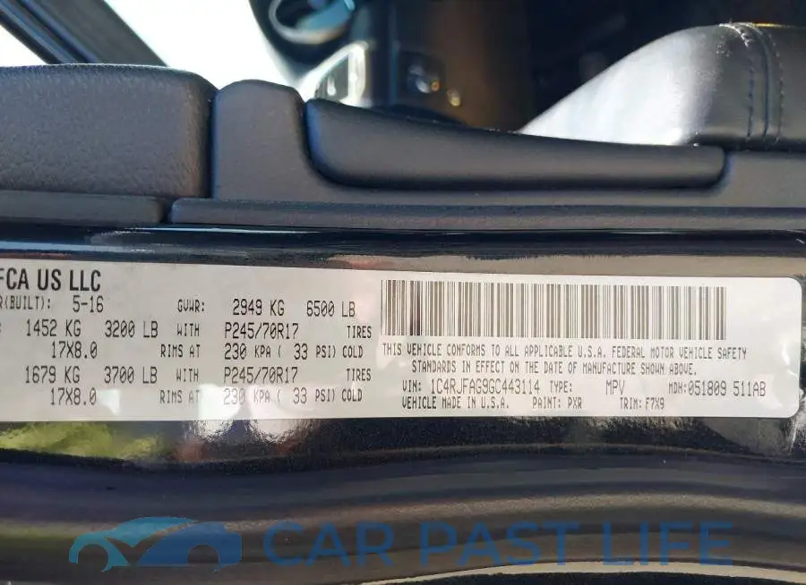 1C4RJFAG9GC443114# 9