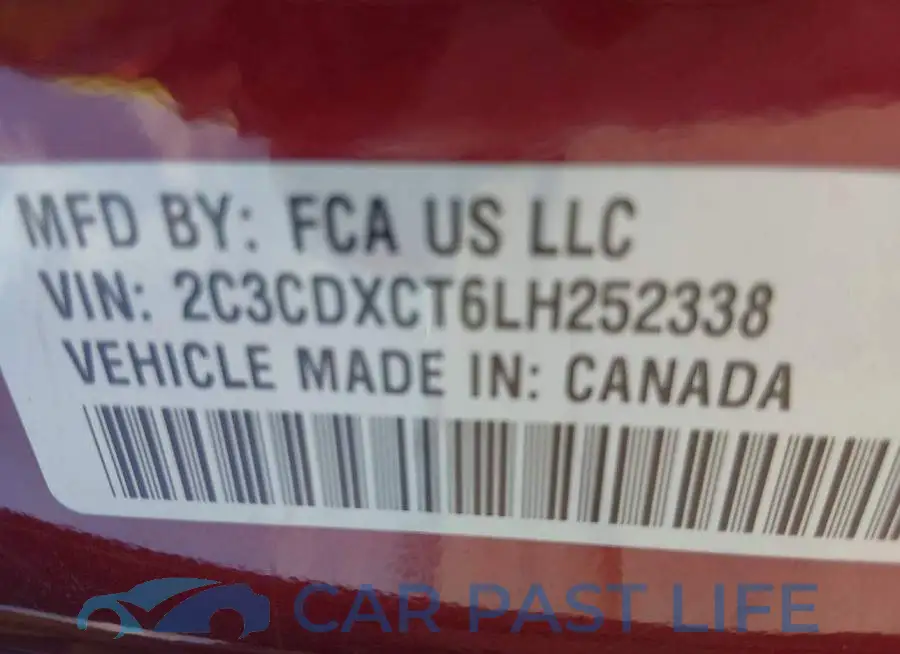 2C3CDXCT6LH252338# 9