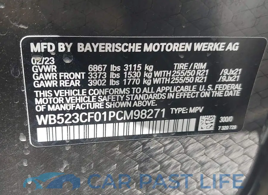 WB523CF01PCM98271# 9