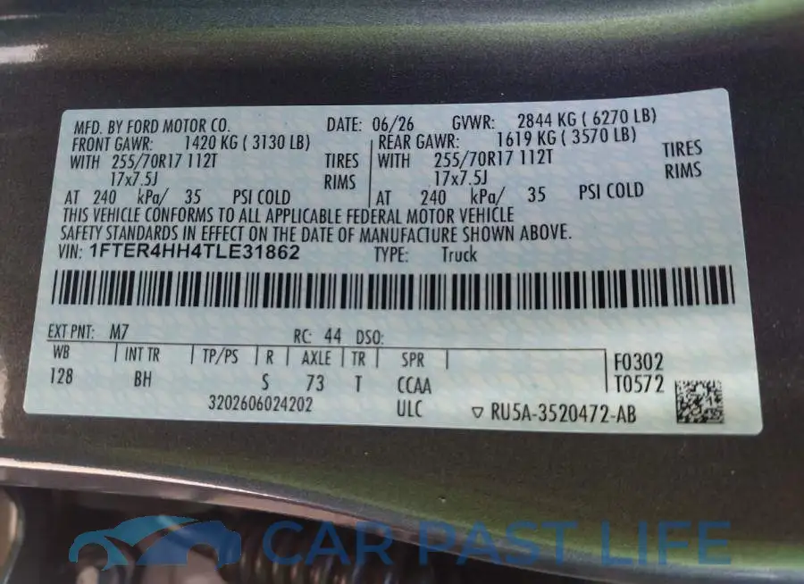 1FTER4HH4TLE31862# 9