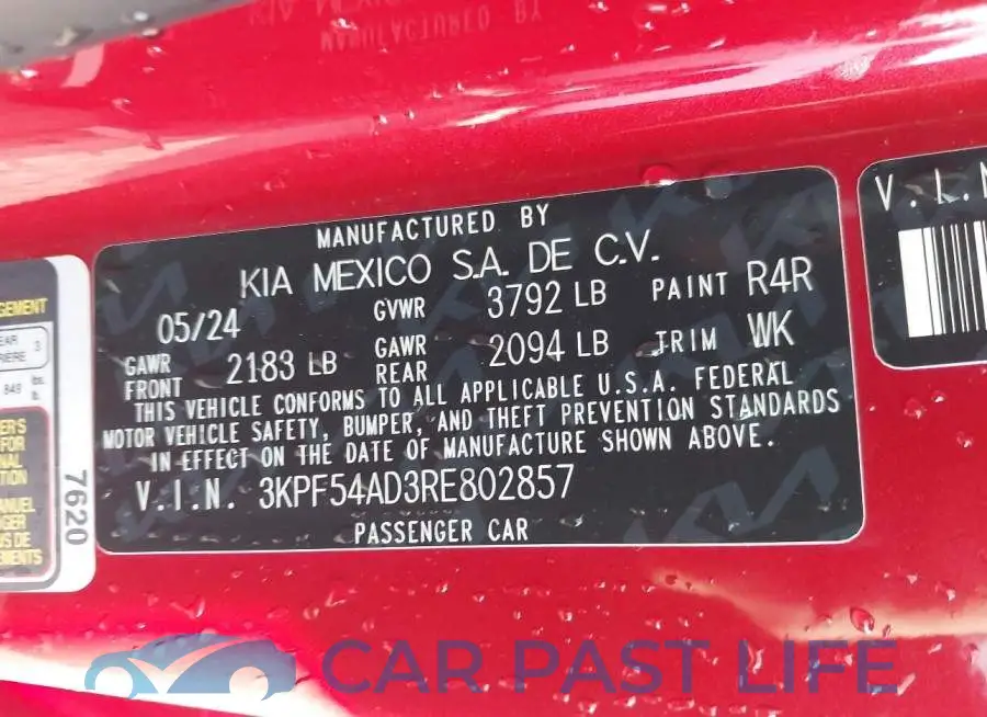 3KPF54AD3RE802857# 9