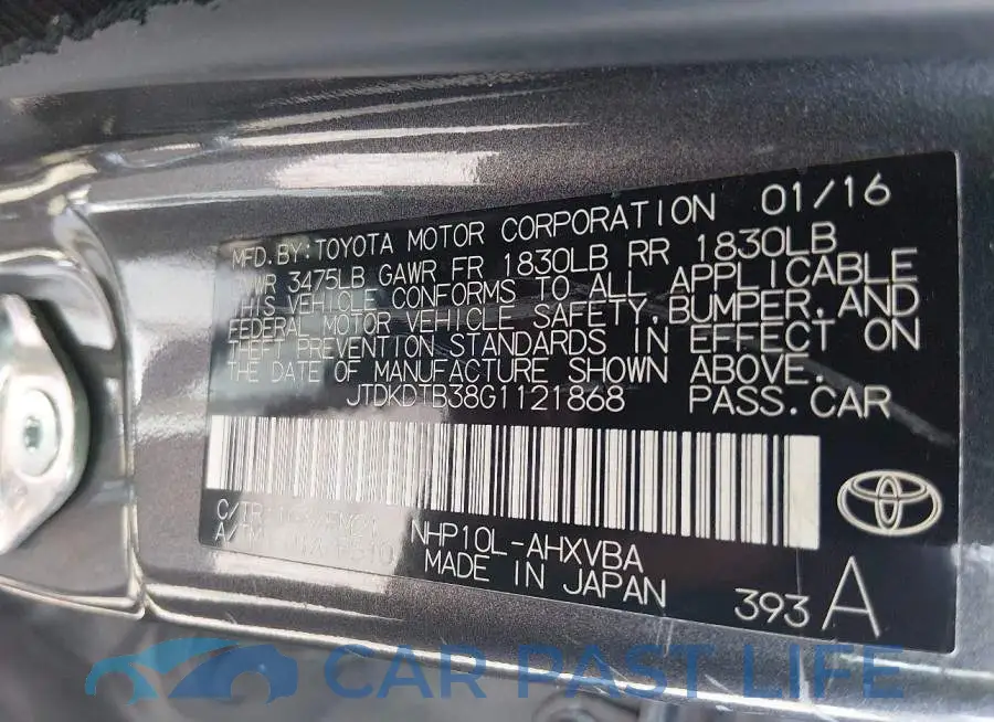 JTDKDTB38G1121868# 11