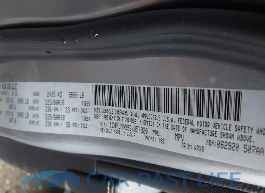 1C4PJMAS9GW357820# 9