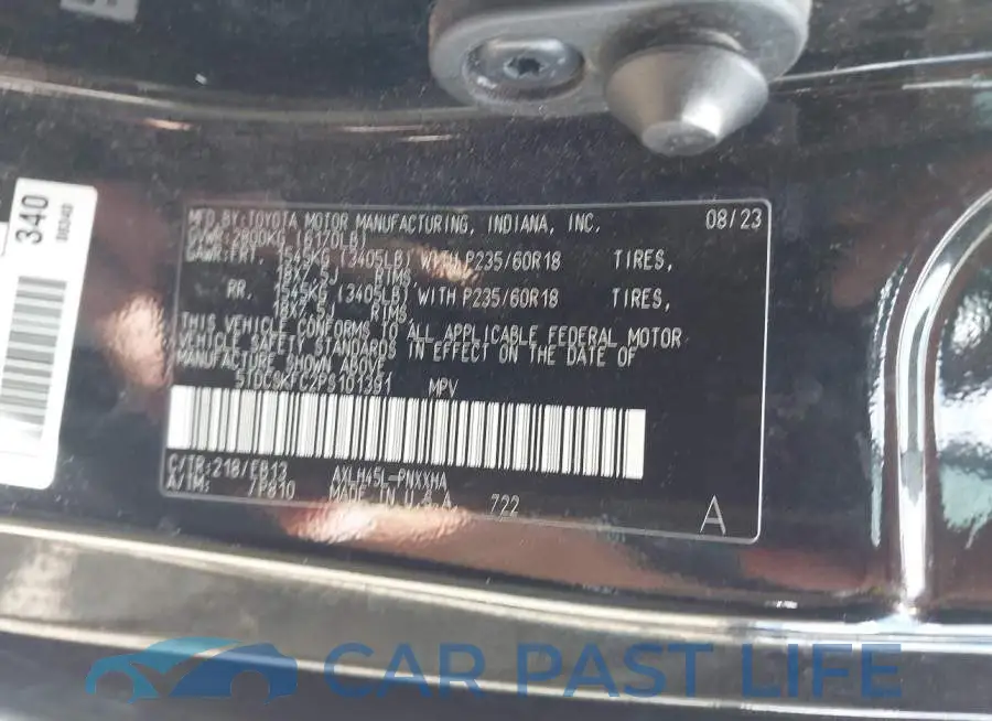 5TDCSKFC2PS101391# 9