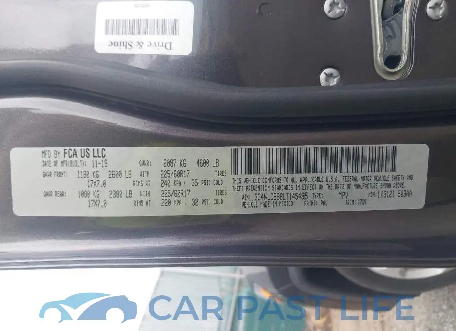 3C4NJDBB8LT145495# 9