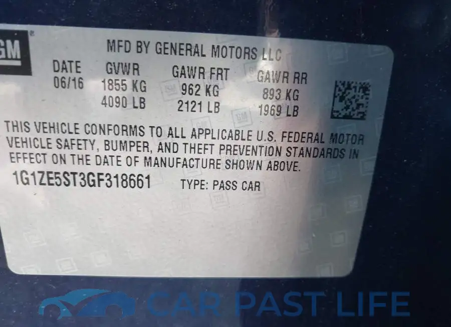 1G1ZE5ST3GF318661# 9