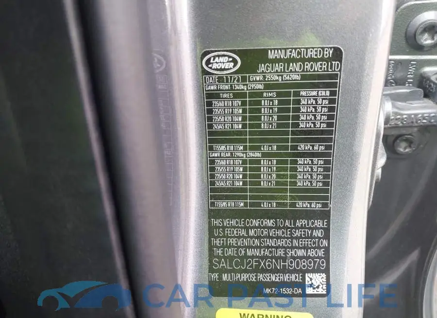 SALCJ2FX6NH908979# 9