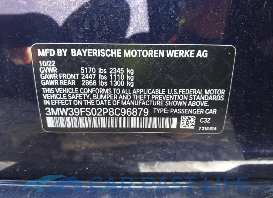 3MW39FS02P8C96879# 9