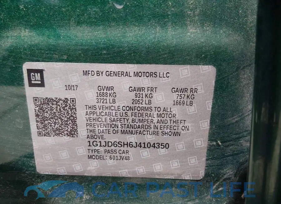 1G1JD6SH6J4104350# 9