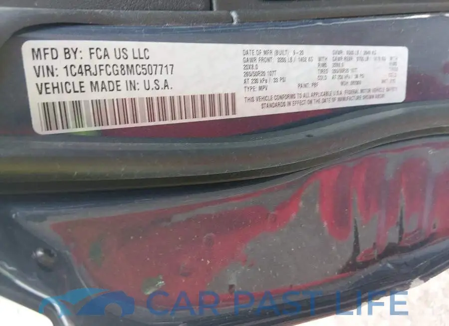 1C4RJFCG8MC507717# 9