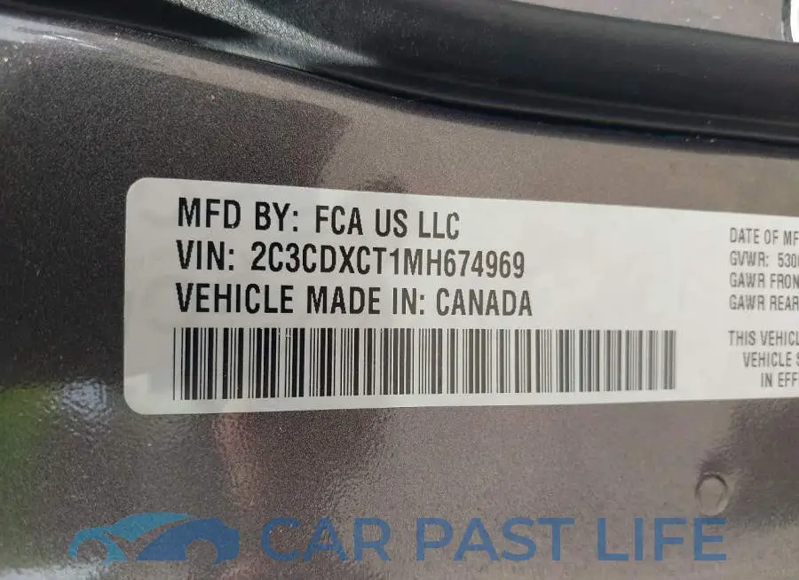 2C3CDXCT1MH674969# 9