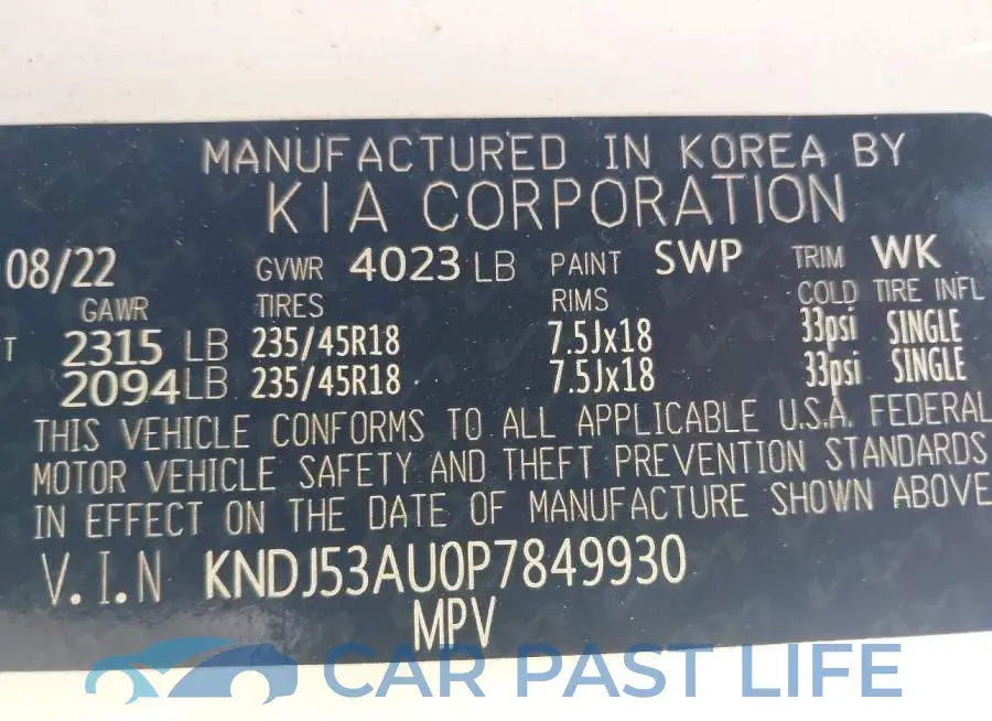 KNDJ53AU0P7849930# 9