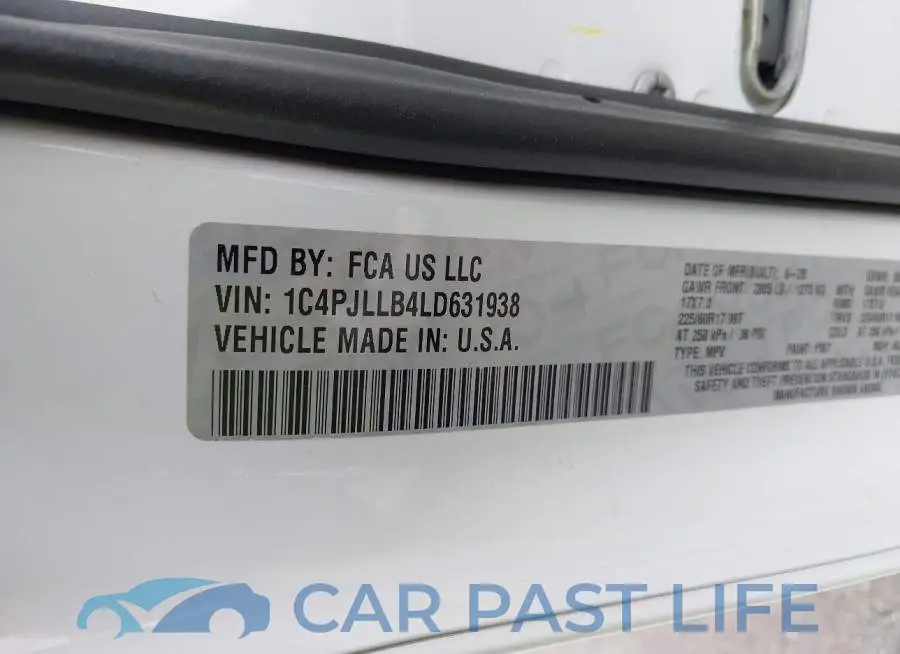 1C4PJLLB4LD631938# 9