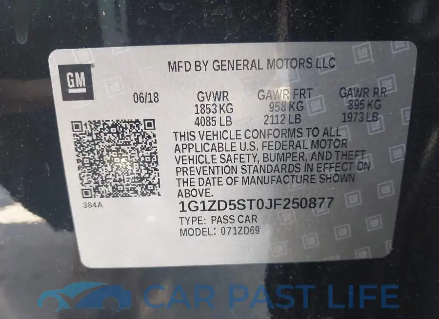 1G1ZD5ST0JF250877# 9
